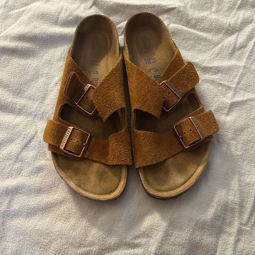 Birkenstock Brown Suede Sandals
